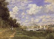 Claude Monet The Harbour at  Argenteuil oil